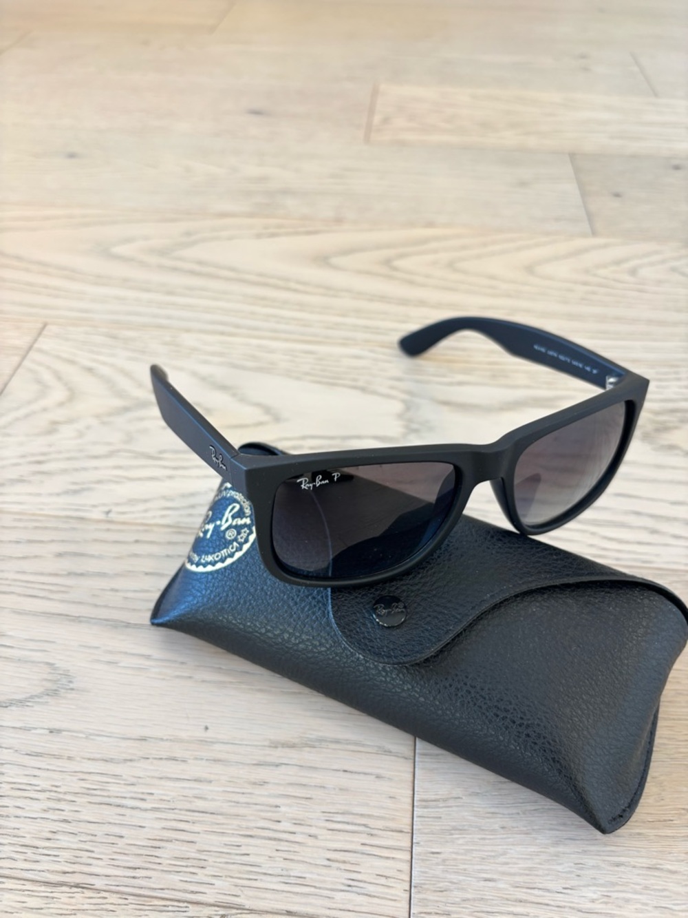 Ray-Ban Justin Style Matte Black Sunglasses